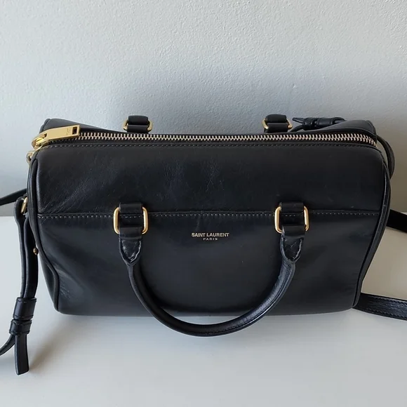 Saint Laurent Black Leather Bag - Picture 2 of 7